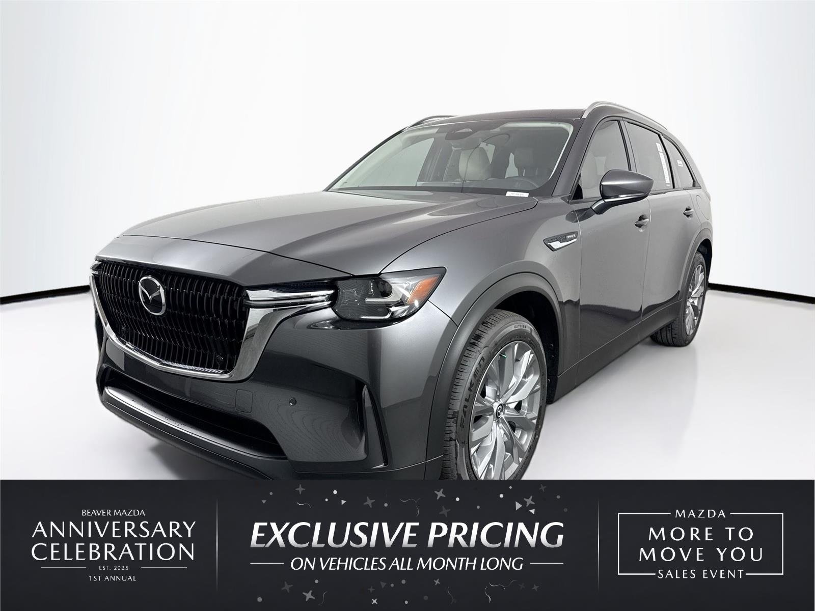 New 2026 Machine Gray Metallic Mazda Preferred AWD image 1