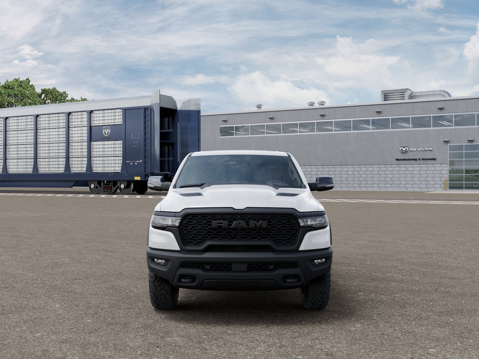 New 2027 Bright White Clearcoat RAM Rebel image 6