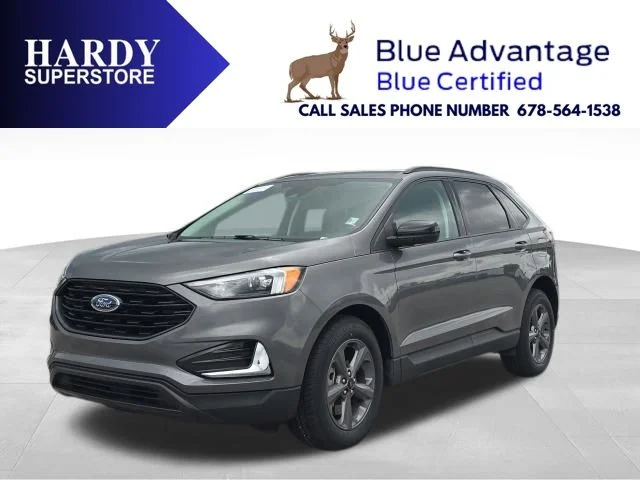 Certified Used 2023 Gray Ford SEL image 1