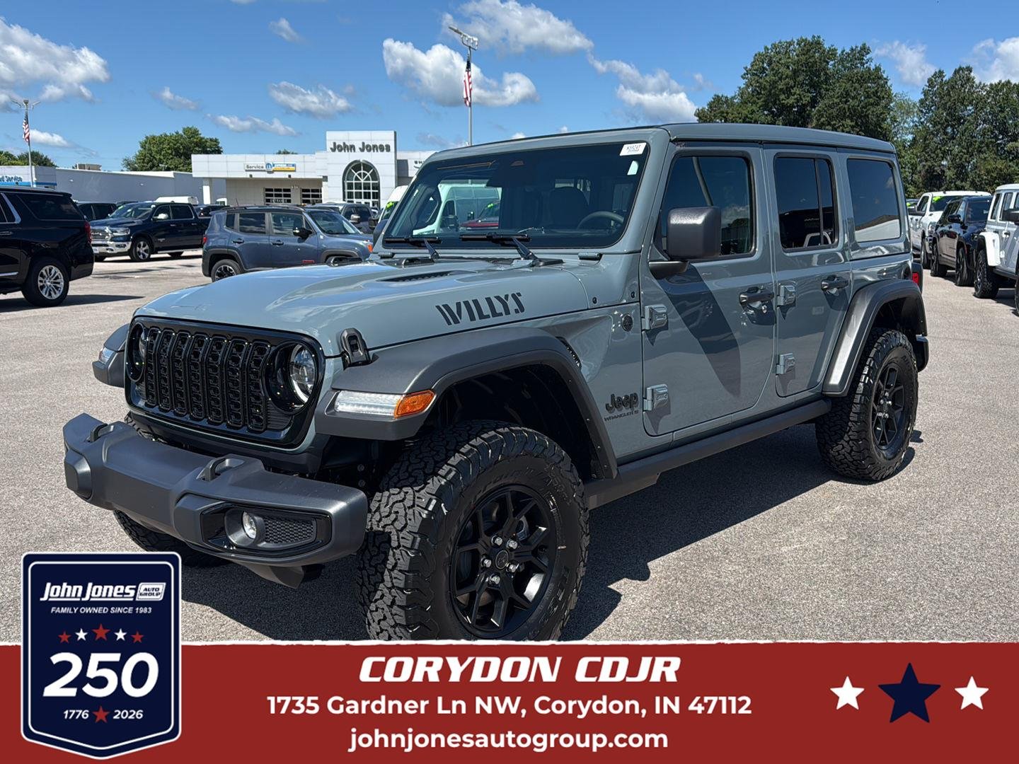 New 2026 Anvil Clear-Coat Exterior Paint Jeep SPORT 4 DOOR 4X4 image 1
