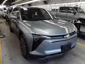 Used 2024 Sterling Gray Metallic Chevrolet eAWD LT image 2