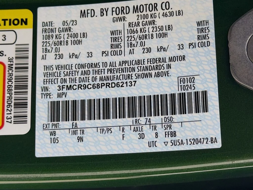 Used 2023 Eruption Green Ford Outer Banks image 30