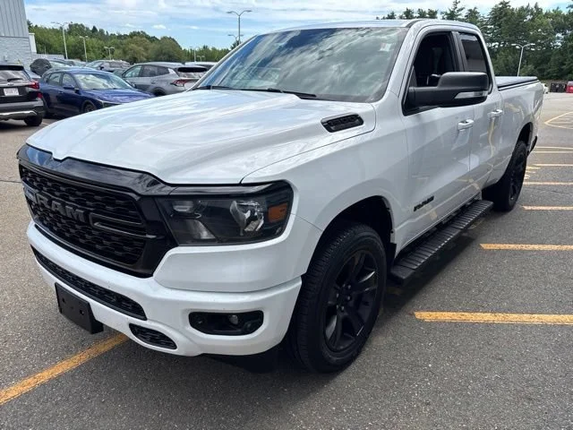 Used 2022 Bright White Clearcoat Ram Big Horn image 3