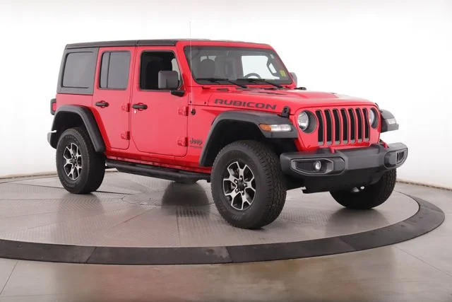 Used 2020 Red Jeep Unlimited Rubicon image 2