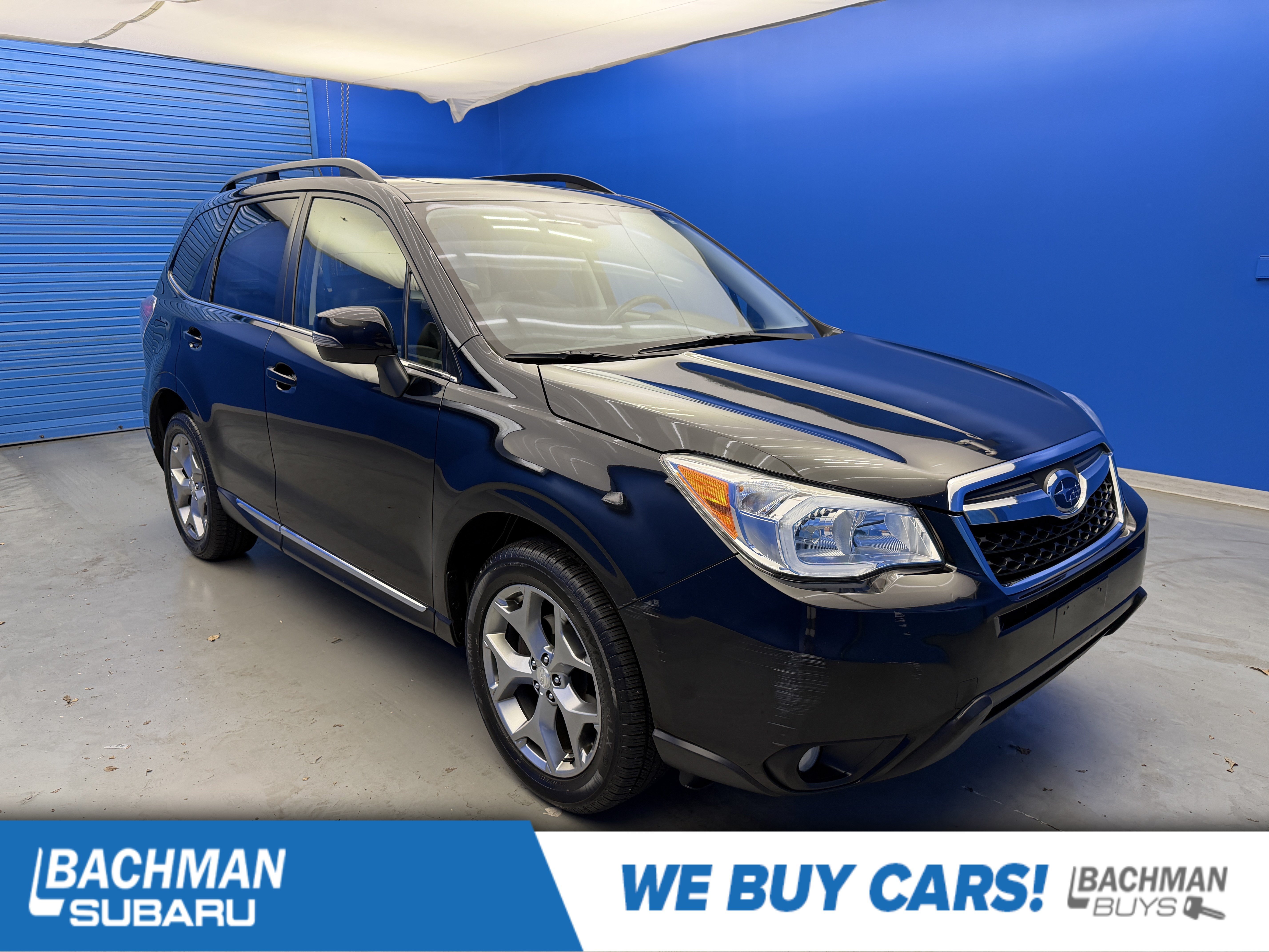 Used 2015 Crystal Black Pearl Subaru 2.5i Touring image 1