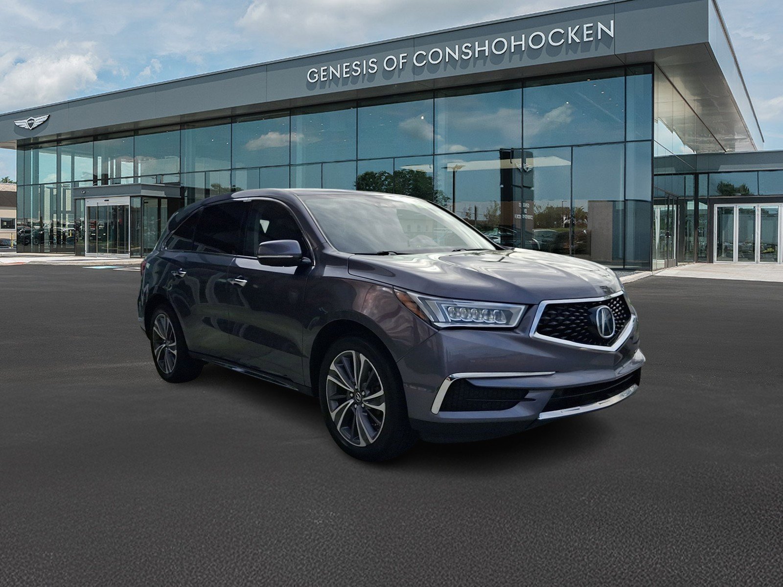 Used 2019 Gray Acura w/Technology Pkg image 2