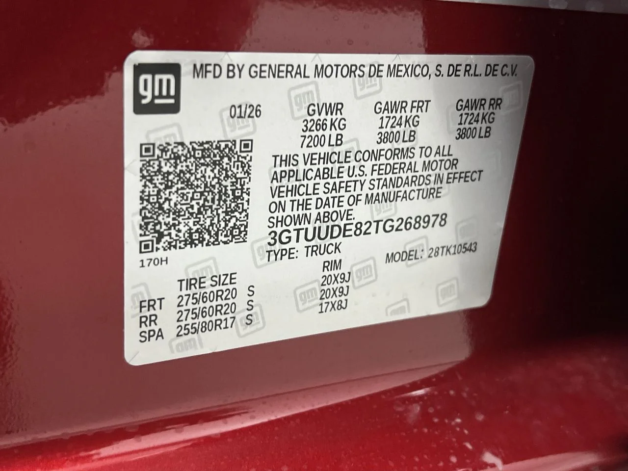 New 2026 Volcanic Red Tintcoat GMC SLT image 69