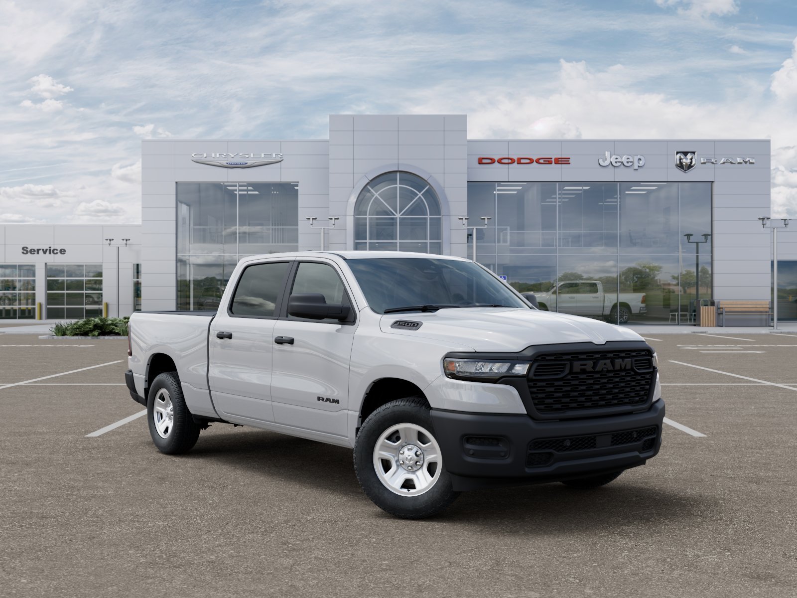 New 2026 Bright White Clear-Coat Exterior Paint RAM Tradesman image 39