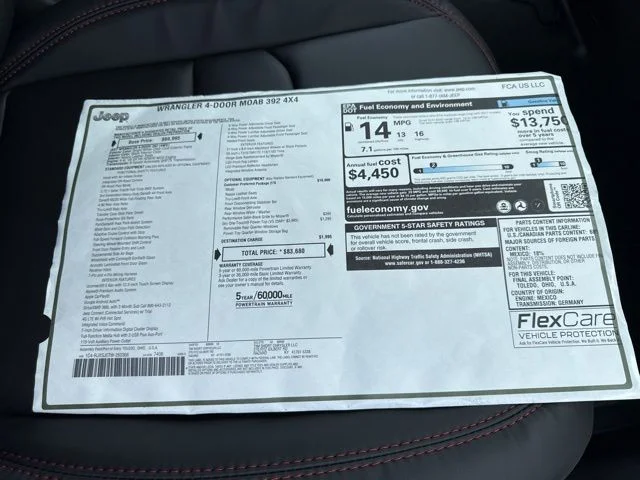 New 2026 White Jeep Moab 392 image 32