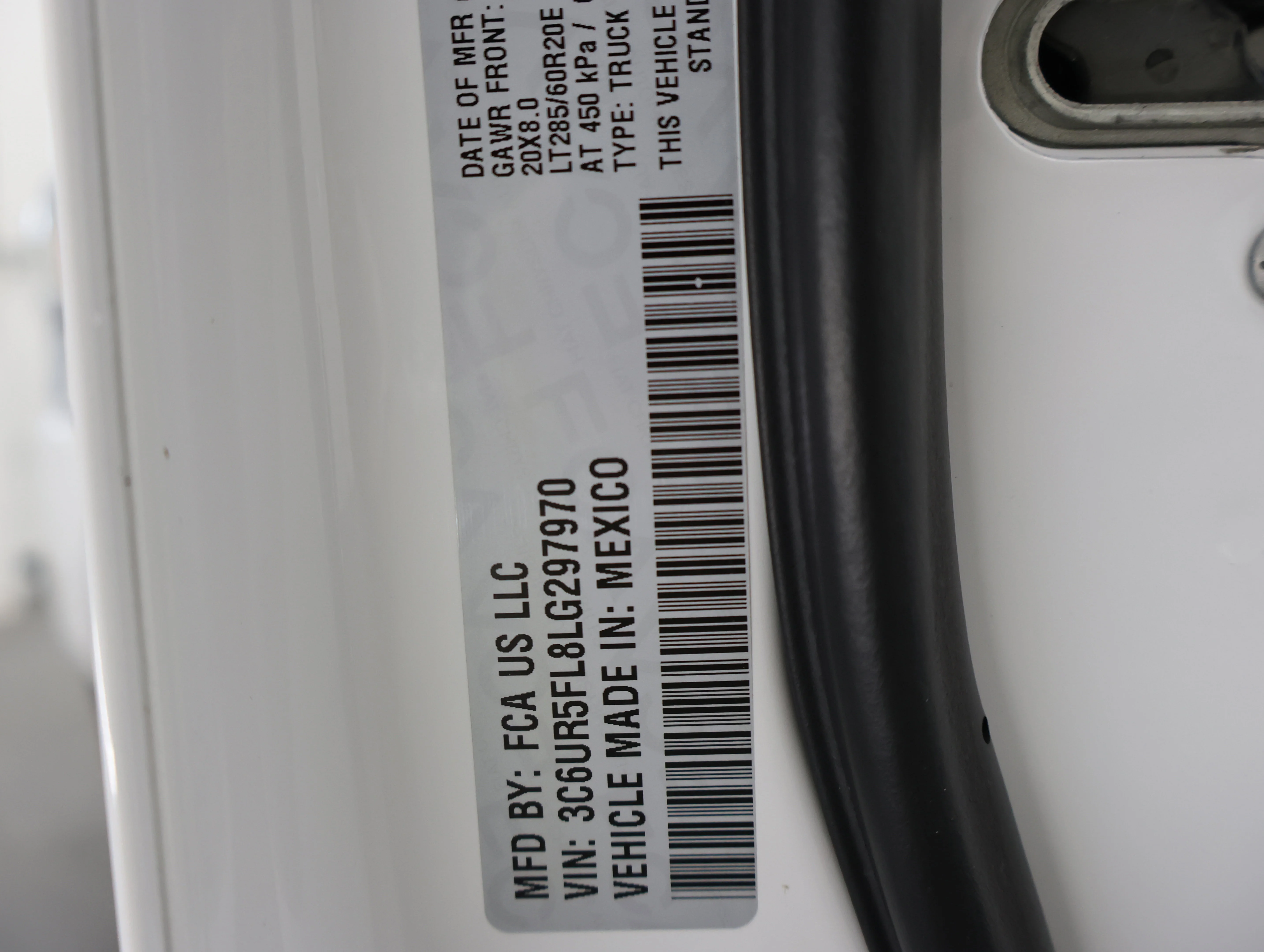 Used 2020 Bright White Clearcoat Ram Laramie image 65