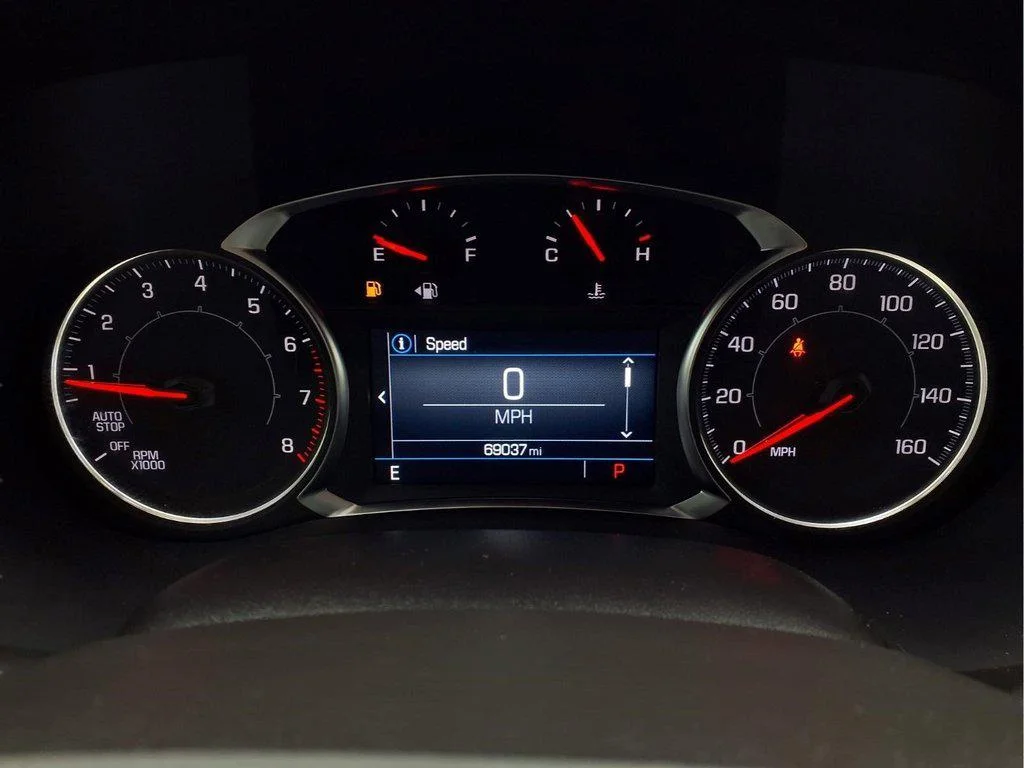 Used 2023 Ebony Twilight Metallic GMC AWD SLE image 19