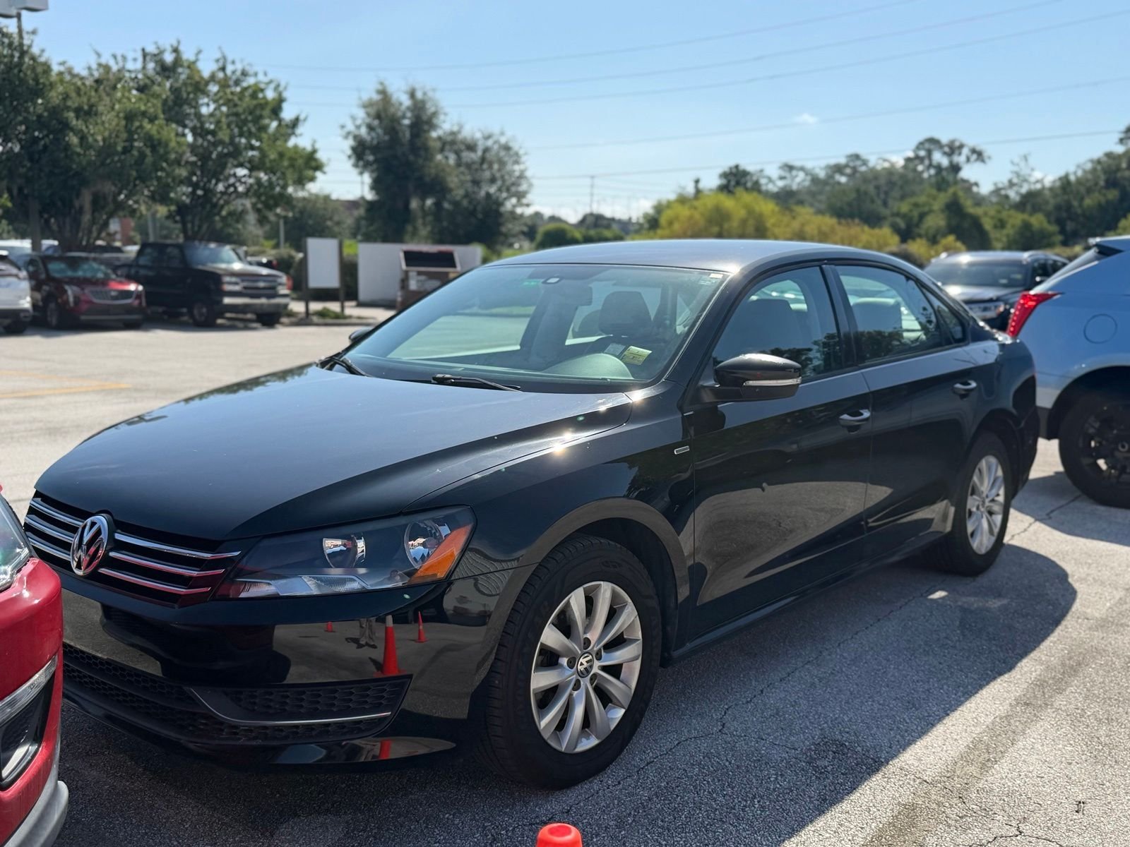 Used 2015 Black Volkswagen 1.8T Wolfsburg Edition image 2