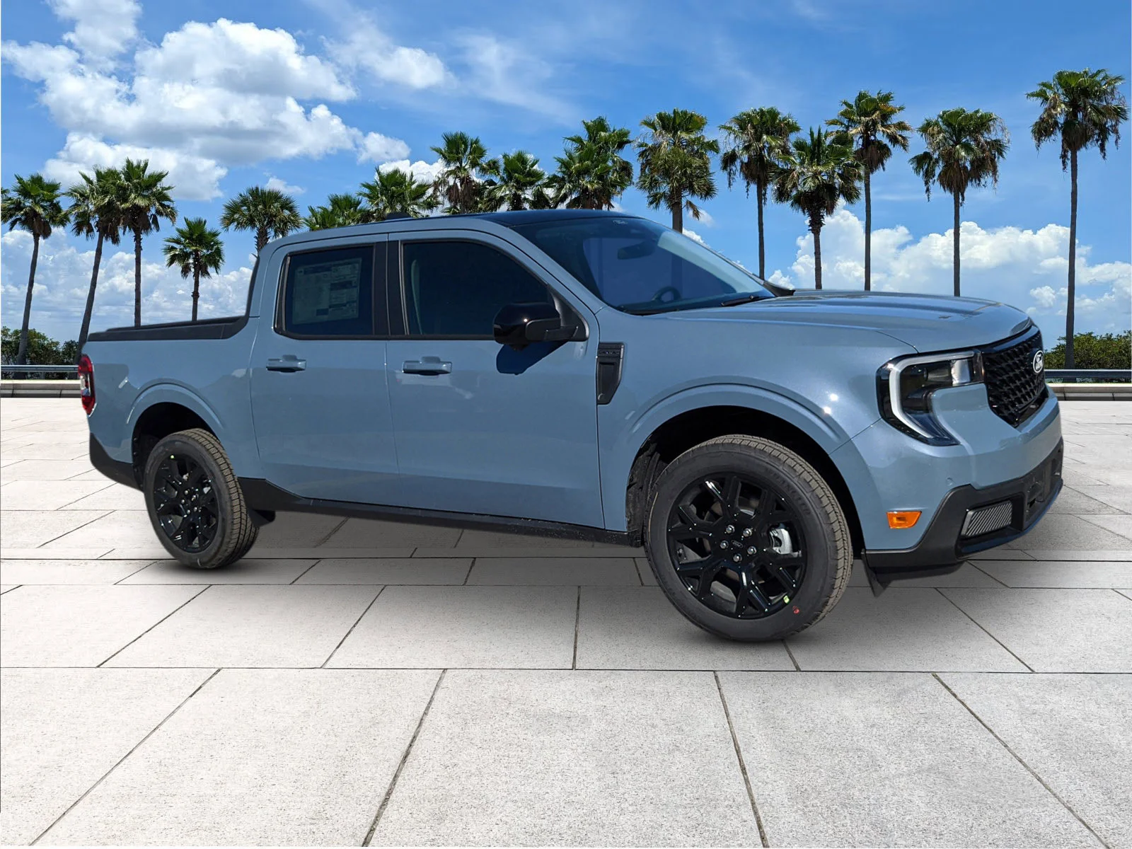 New 2026 Azure Gray Metallic Tri-Coat Ford Lariat® image 2