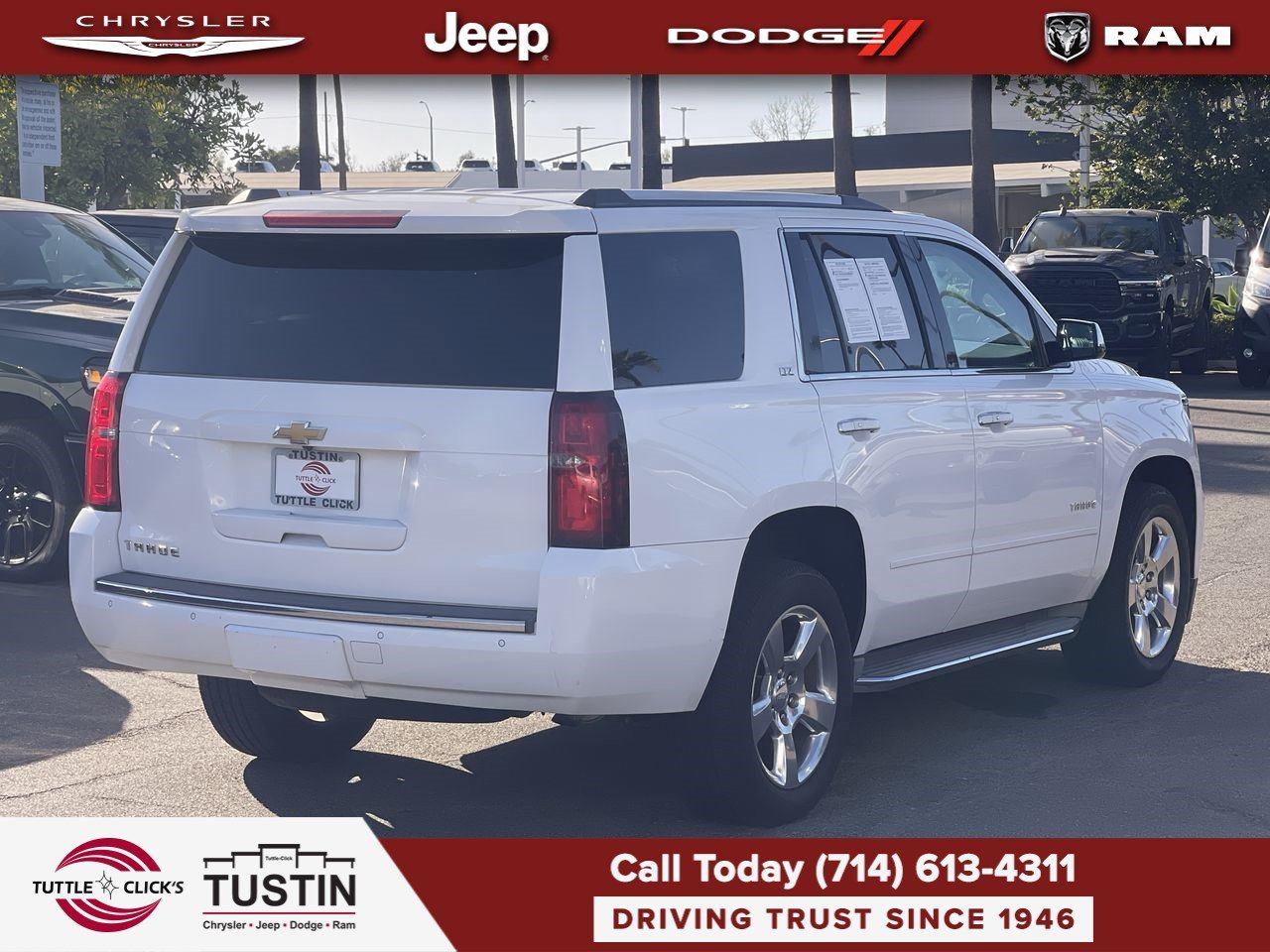 Used 2015 Summit White Chevrolet LTZ image 9