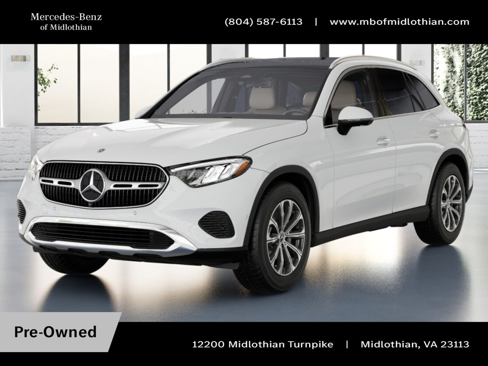 Certified Used 2026 White Mercedes-Benz GLC 300 image 1