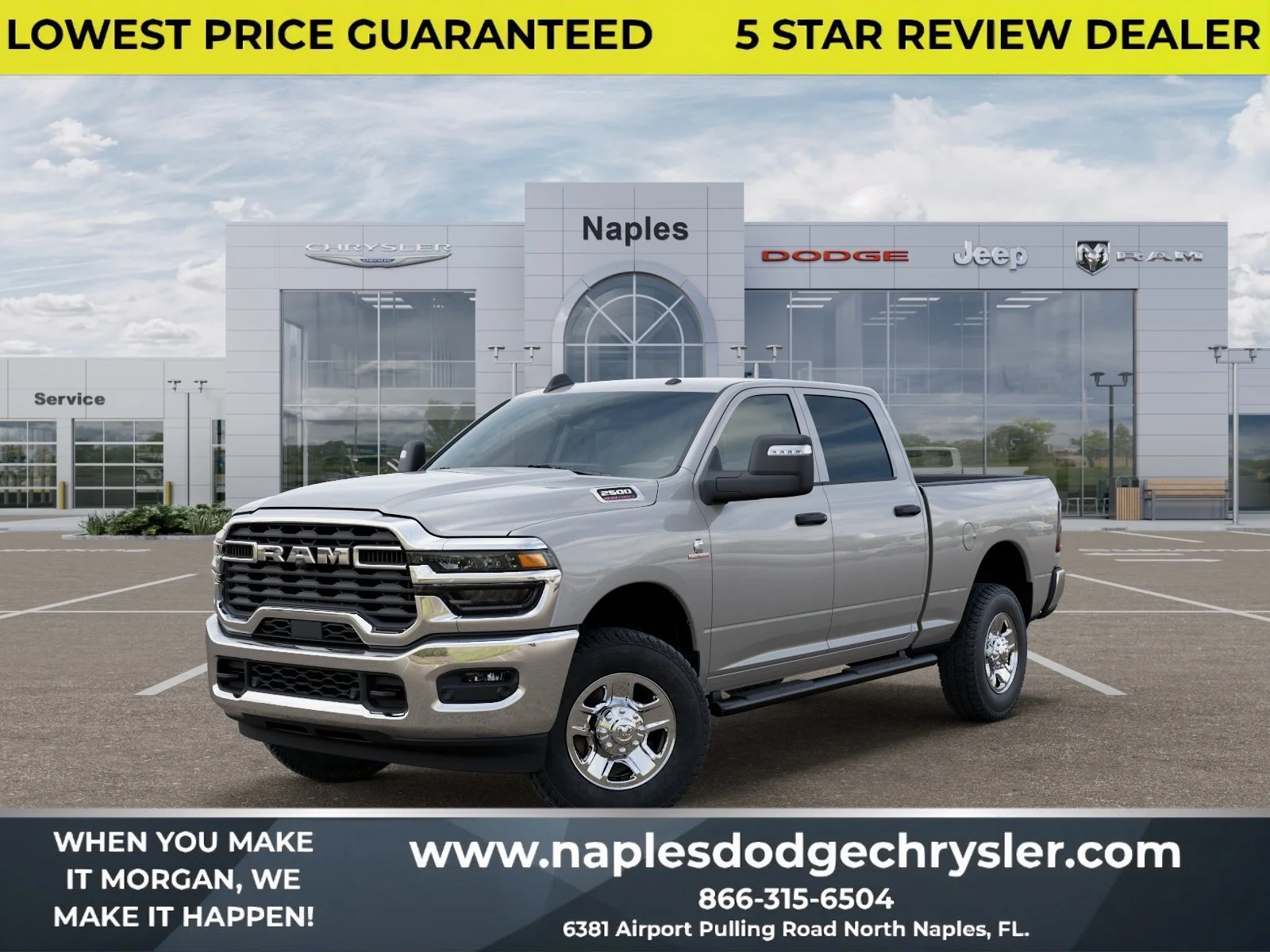 New 2026 Silver-Zynith Exterior Paint RAM Tradesman image 1
