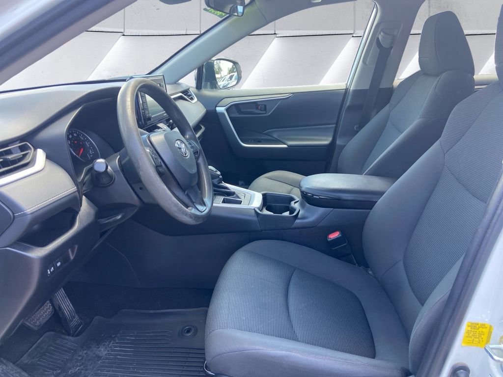 Used 2021 White Toyota LE image 7