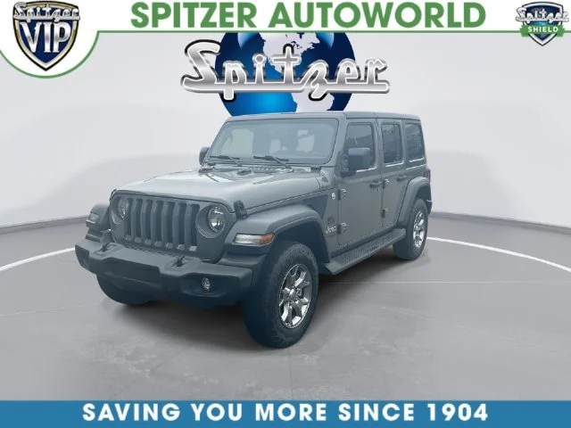 Used 2020 Gray Jeep Unlimited Sport image 4