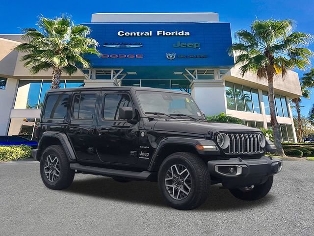 Certified Used 2024 Black Jeep Sahara image 2