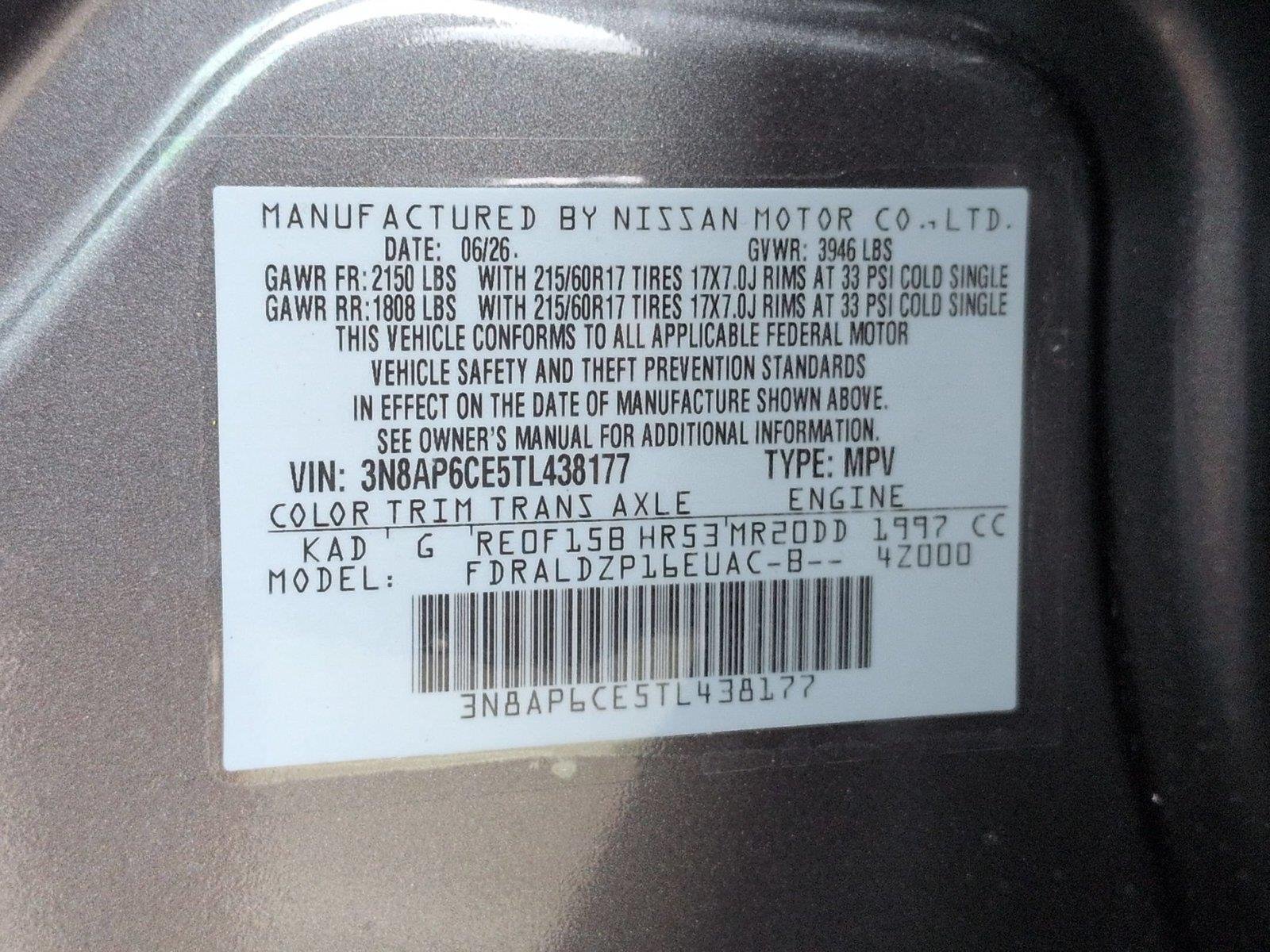 New 2026 Gun Metallic Nissan SV image 40