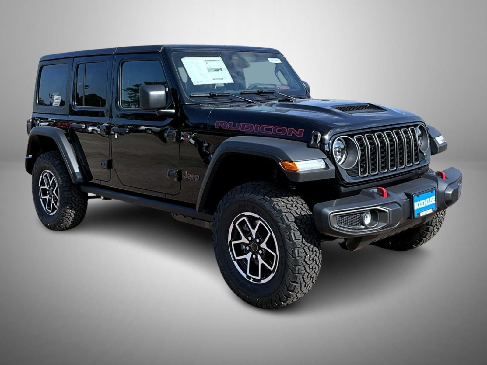 New 2026 Black Clearcoat Jeep Rubicon image 3