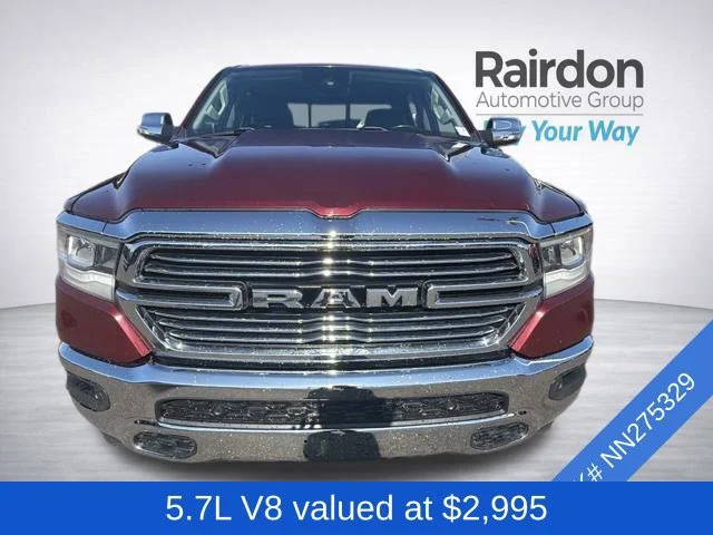 Used 2022 Delmonico Red Pearlcoat Ram Laramie image 2