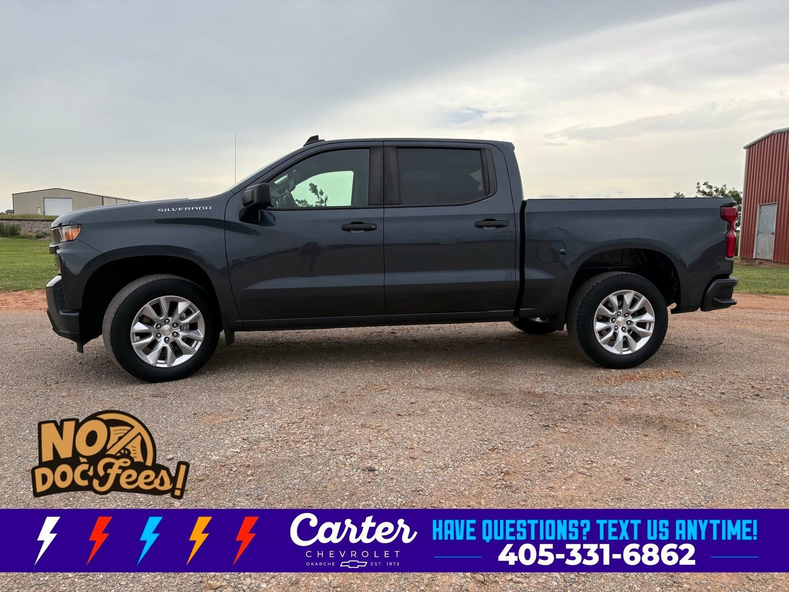 Used 2022 Shadow Gray Metallic Chevrolet Custom image 7