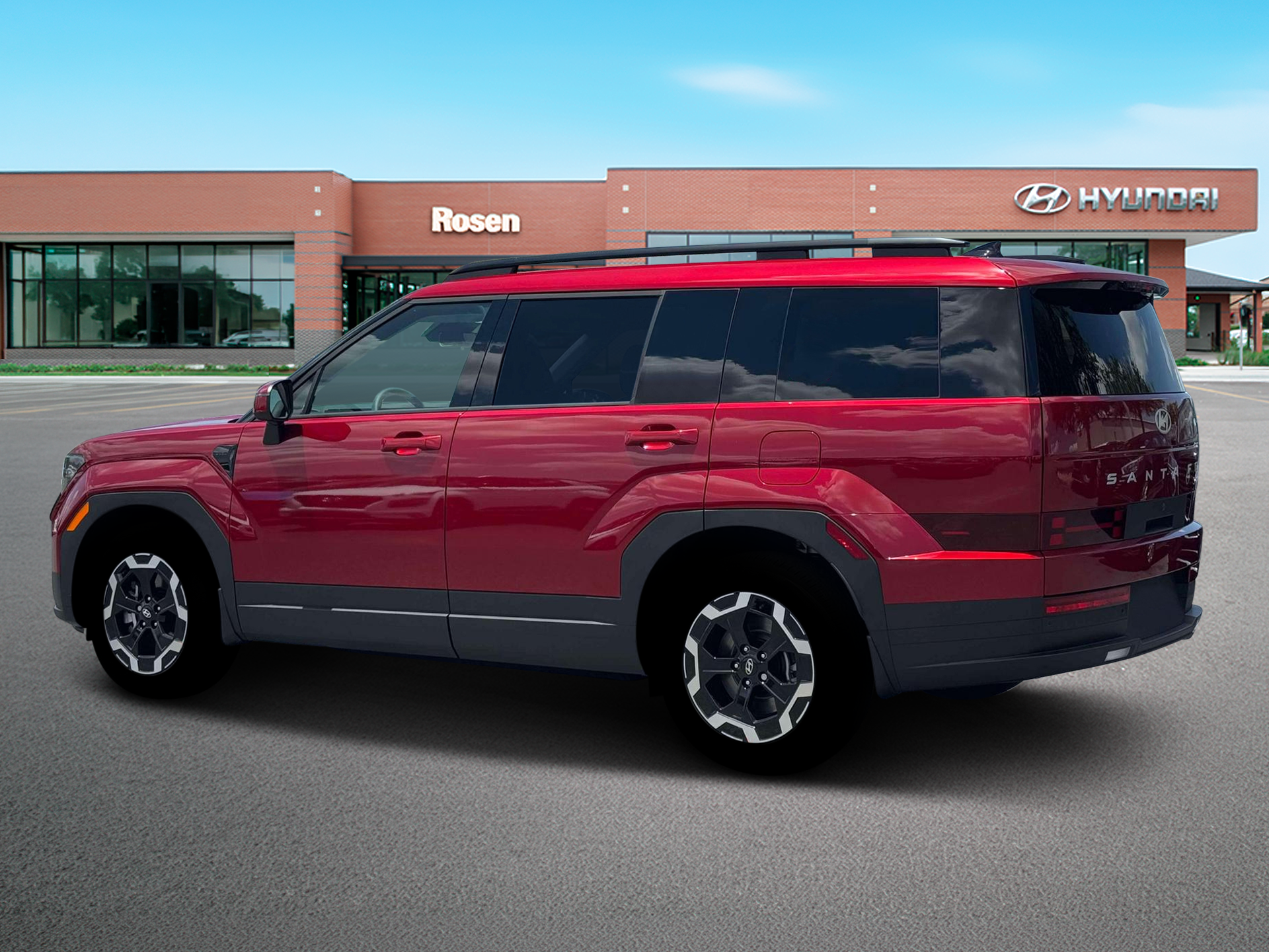 New 2026 Red Hyundai SEL AWD image 4