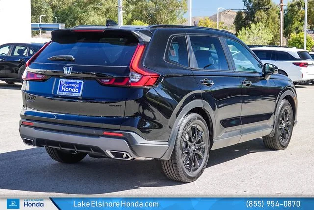 New 2026 Crystal Black Pearl Honda 2WD Sport-L Hybrid image 8