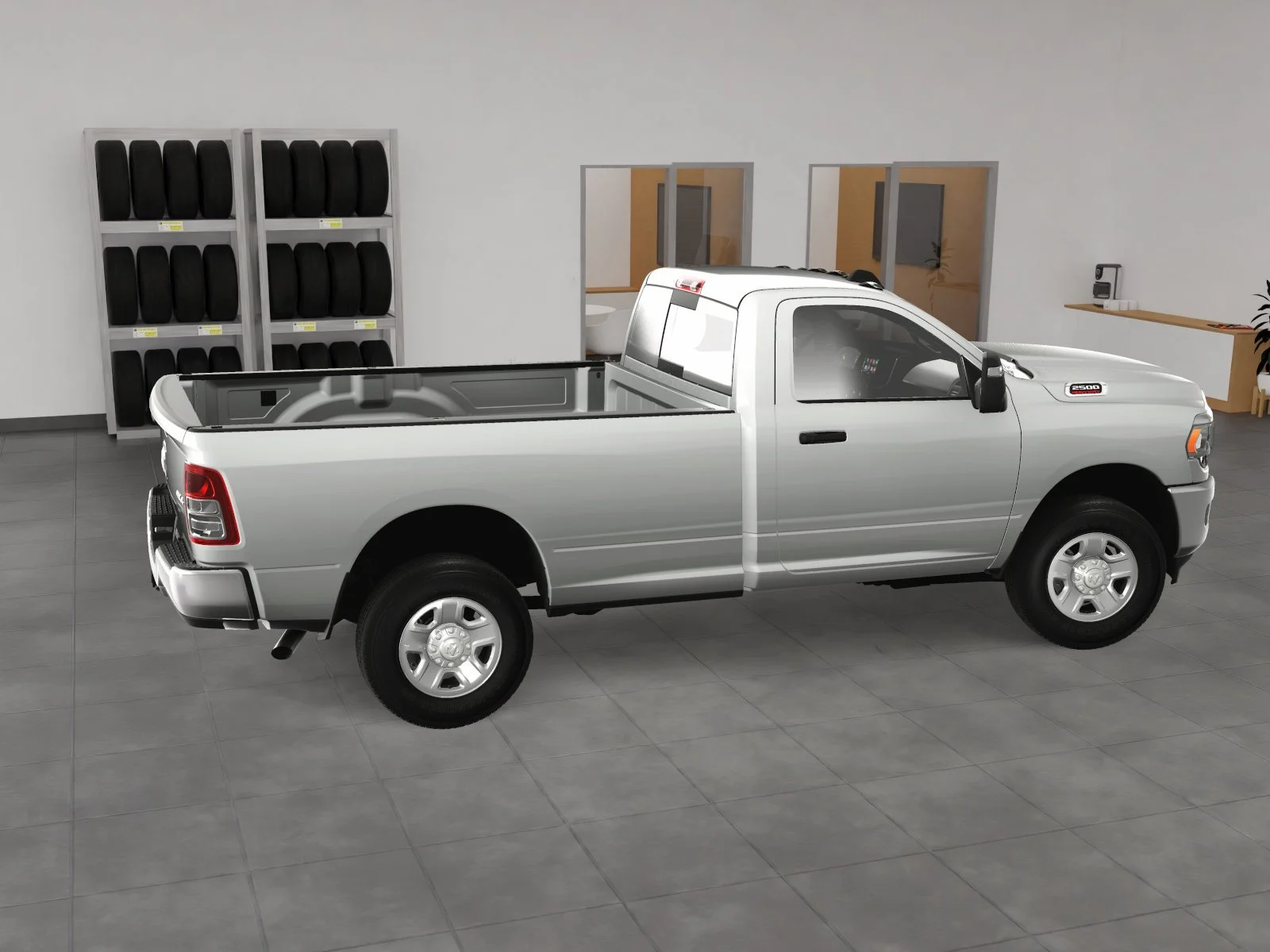 Used 2024 Bright White Clearcoat Ram Tradesman image 6