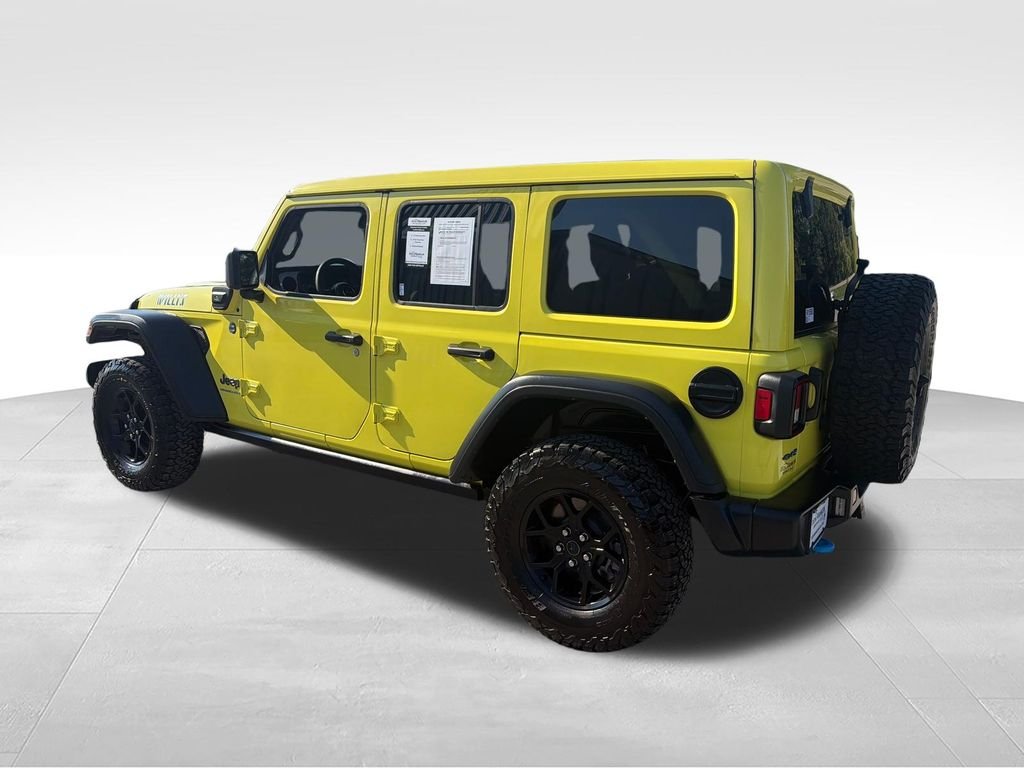 Used 2024 Yellow Jeep Willys 4xe image 3