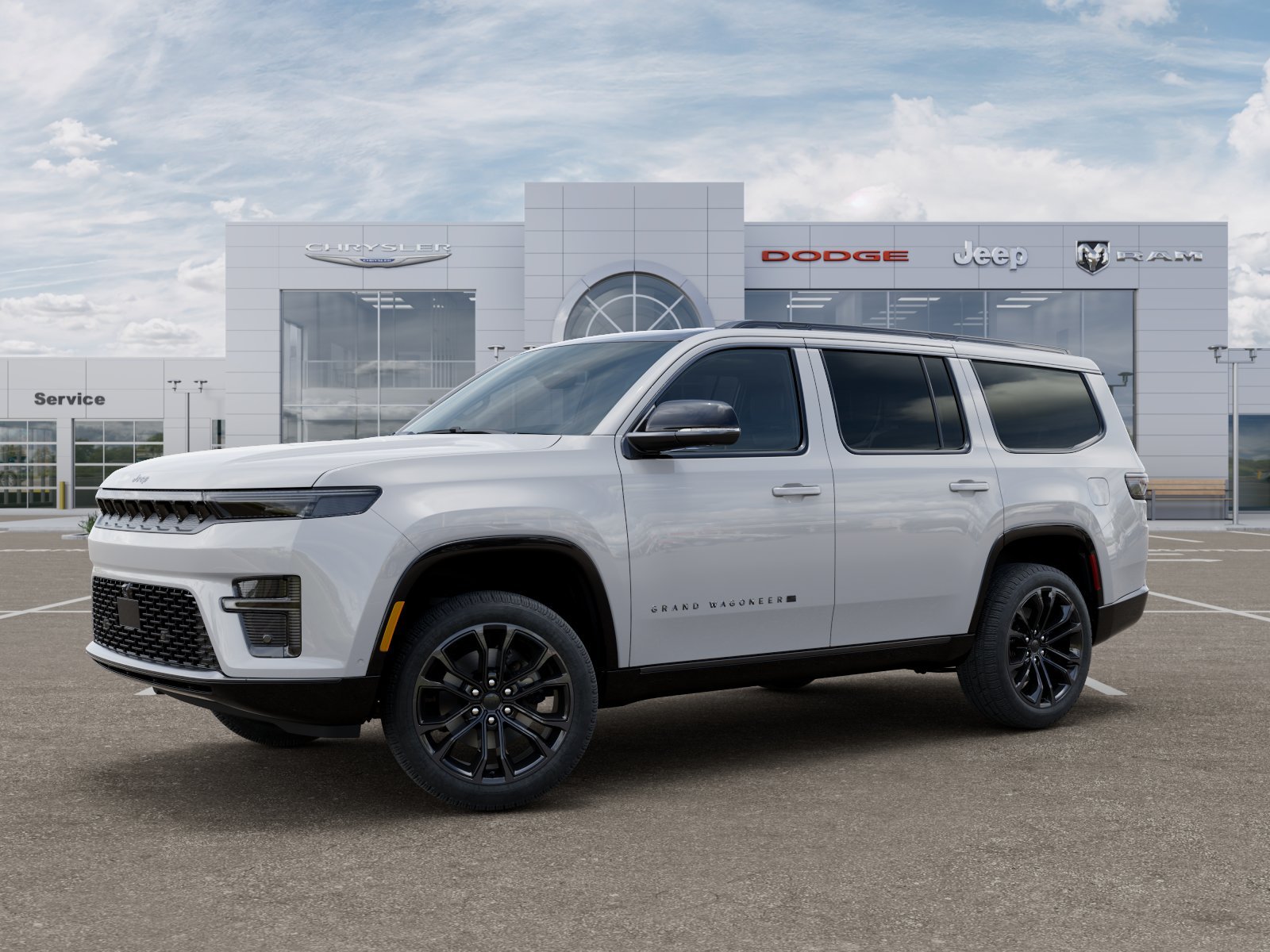 New 2026 Bright White Clear-Coat Exterior Paint Jeep Summit Reserve image 28