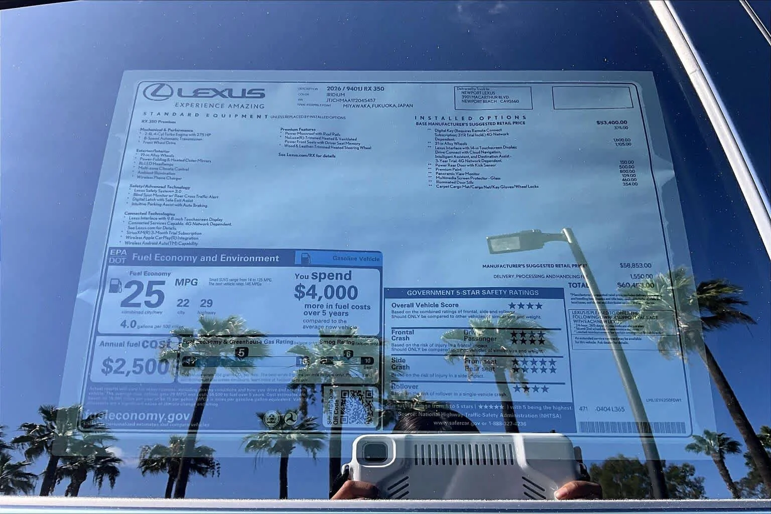 New 2026 Iridium Lexus PREMIUM image 22
