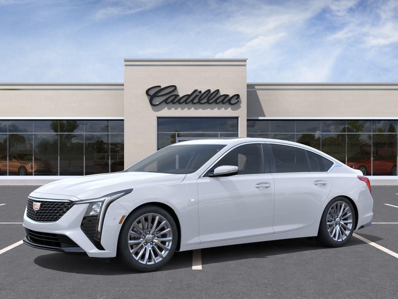 New 2026 Vibrant White Tricoat Cadillac Premium Luxury image 2