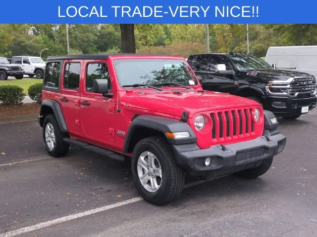 Used 2018 Red Jeep Unlimited Sport S image 7