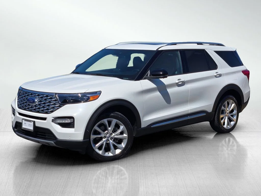 Used 2021 White Metallic Ford Platinum image 6