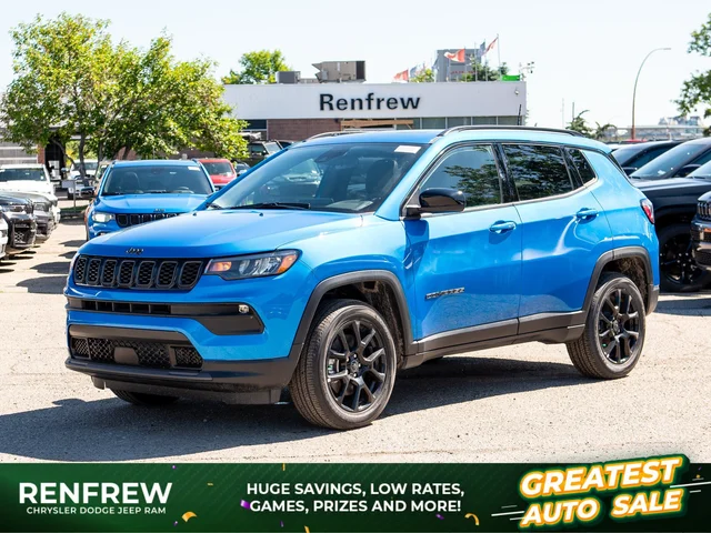 2026 Jeep Compass North Altitude* 4x4, Panoramic Sunroof, Driver Assistance Pkg, Remote Start