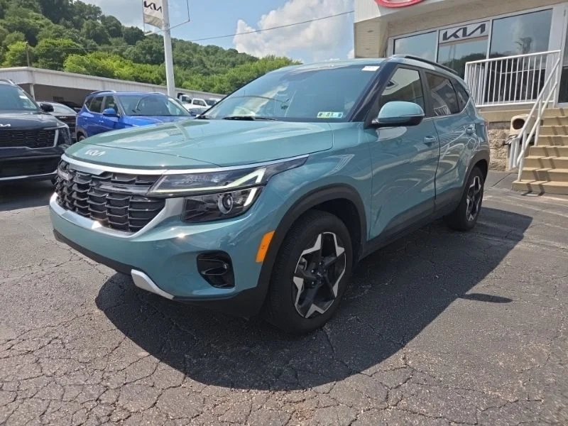 Used 2025 Blue Kia EX image 3