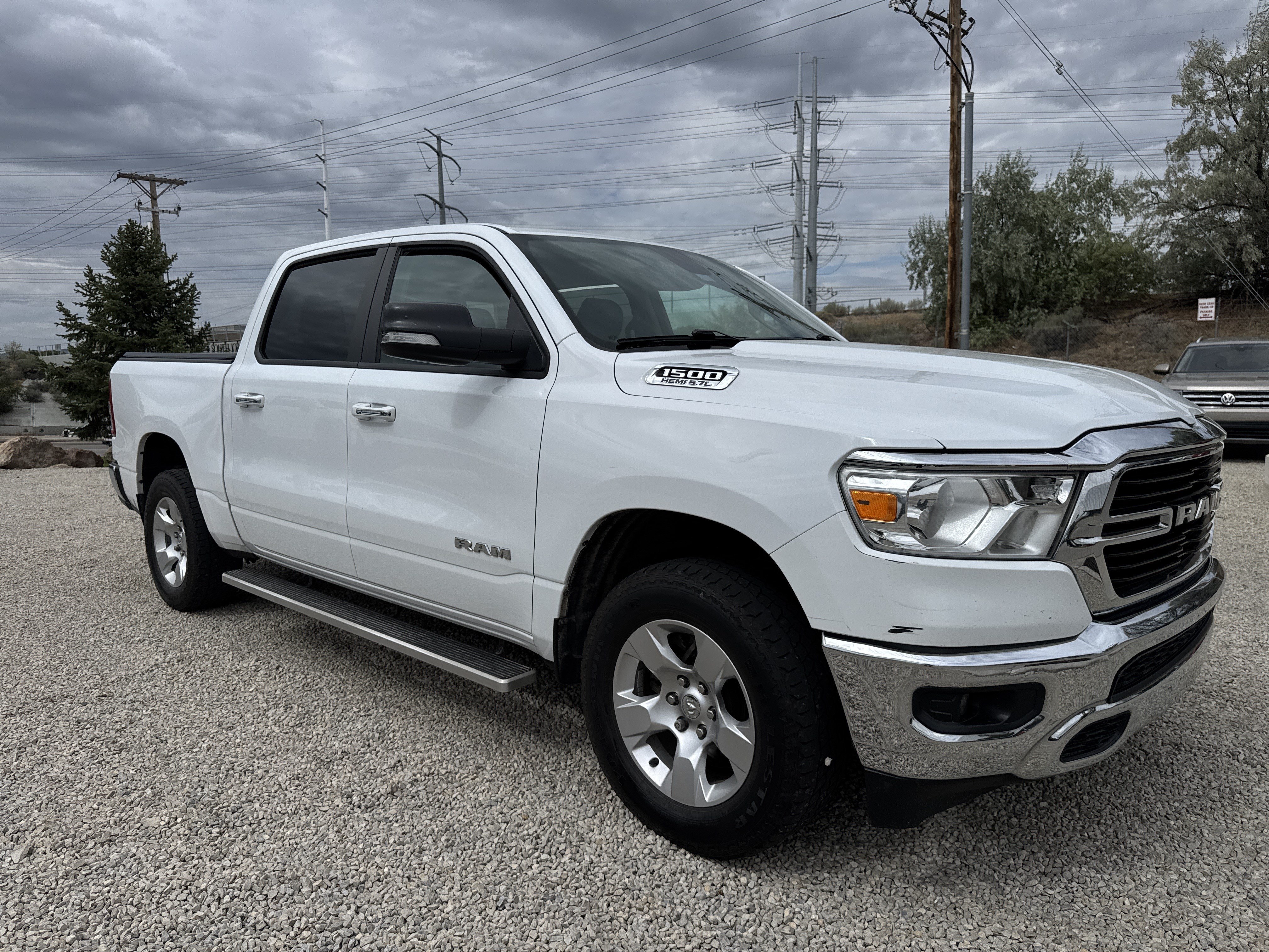 Used 2020 Bright White Clearcoat Ram Big Horn image 2