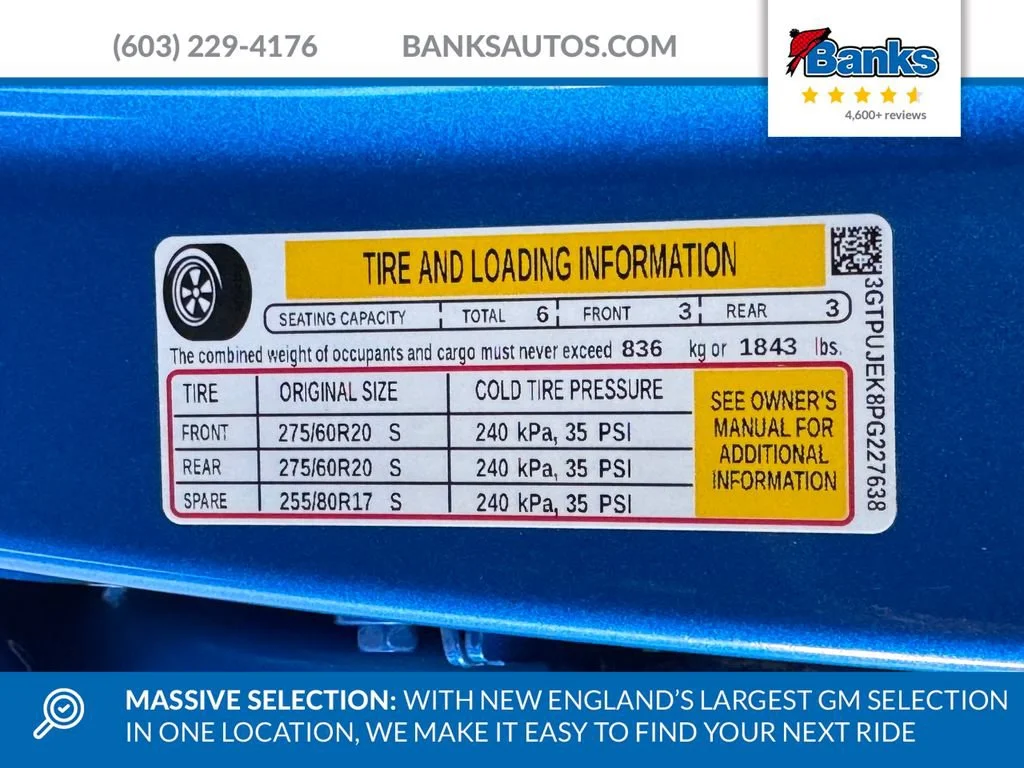 Certified Used 2023 Dynamic Blue Metallic GMC Elevation image 8