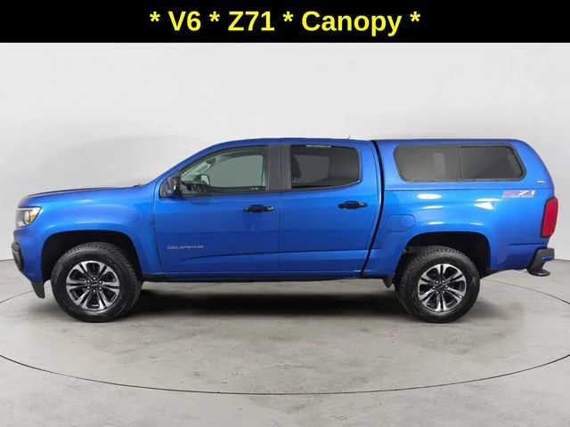 Used 2022 BRIGHT BLUE METALLIC Chevrolet 4WD Z71 image 8