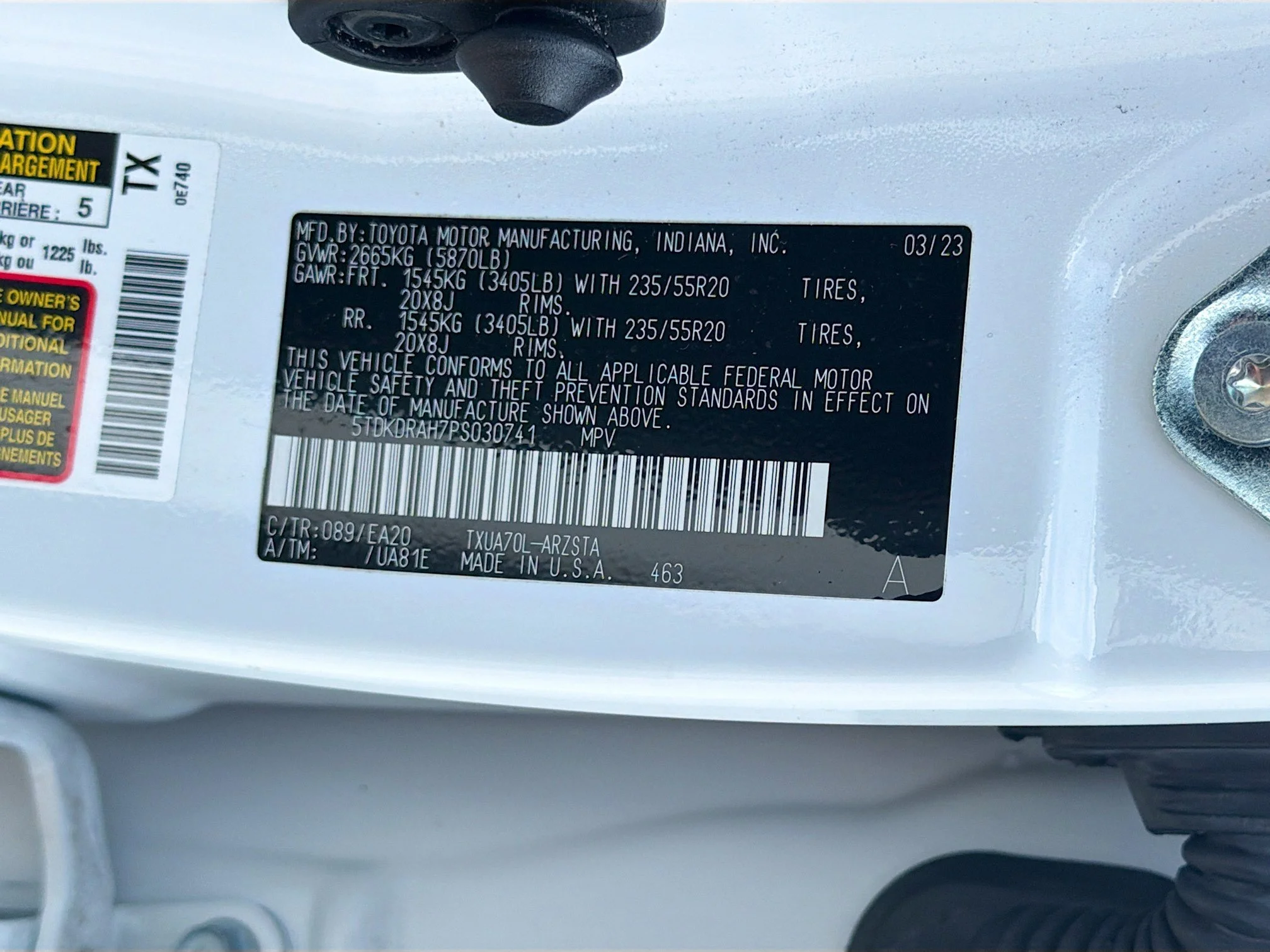 Used 2023 Pearl Toyota XSE image 46