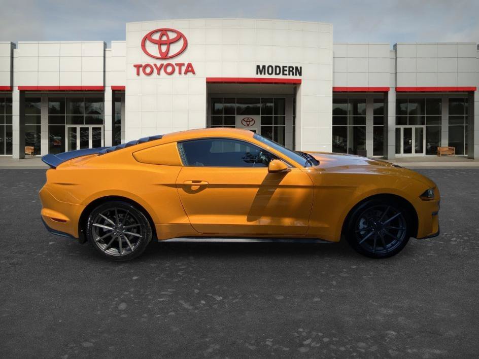 Used 2018 Orange Fury Metallic Tri-Coat Ford EcoBoost image 4
