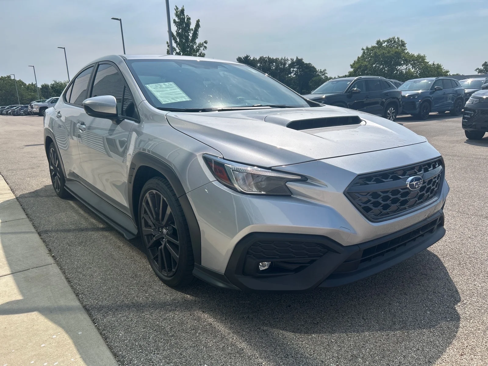 Used 2024 Silver Subaru PREMIUM MANUAL image 7