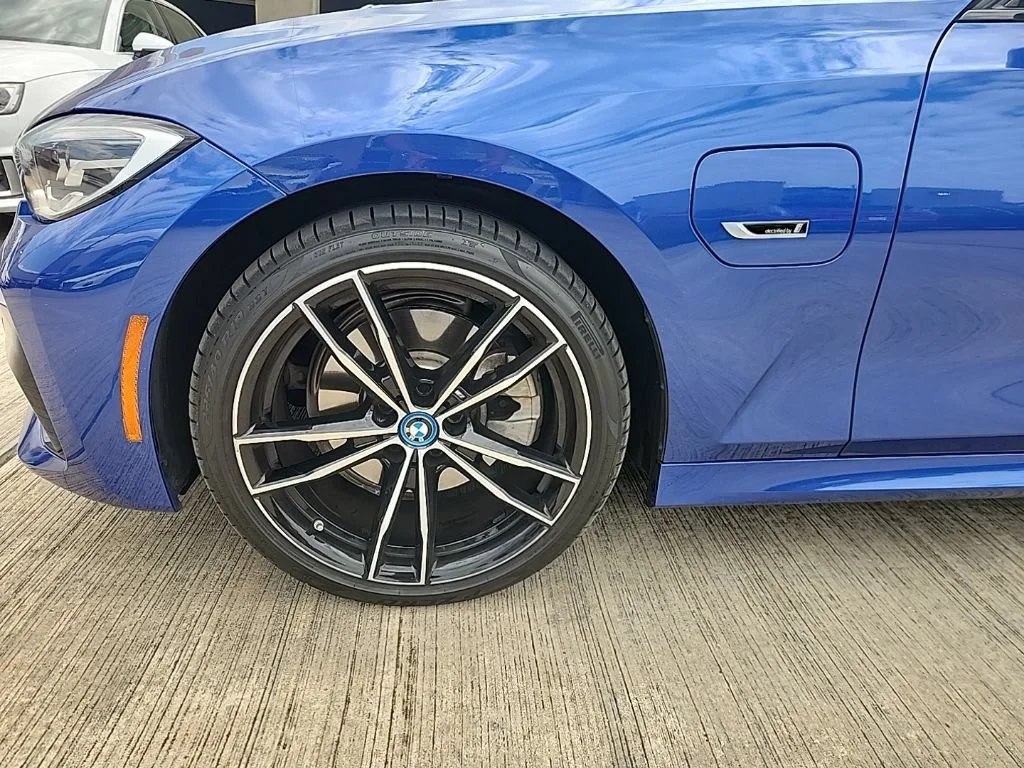 Used 2022 Portimao Blue Metallic BMW 330e image 7