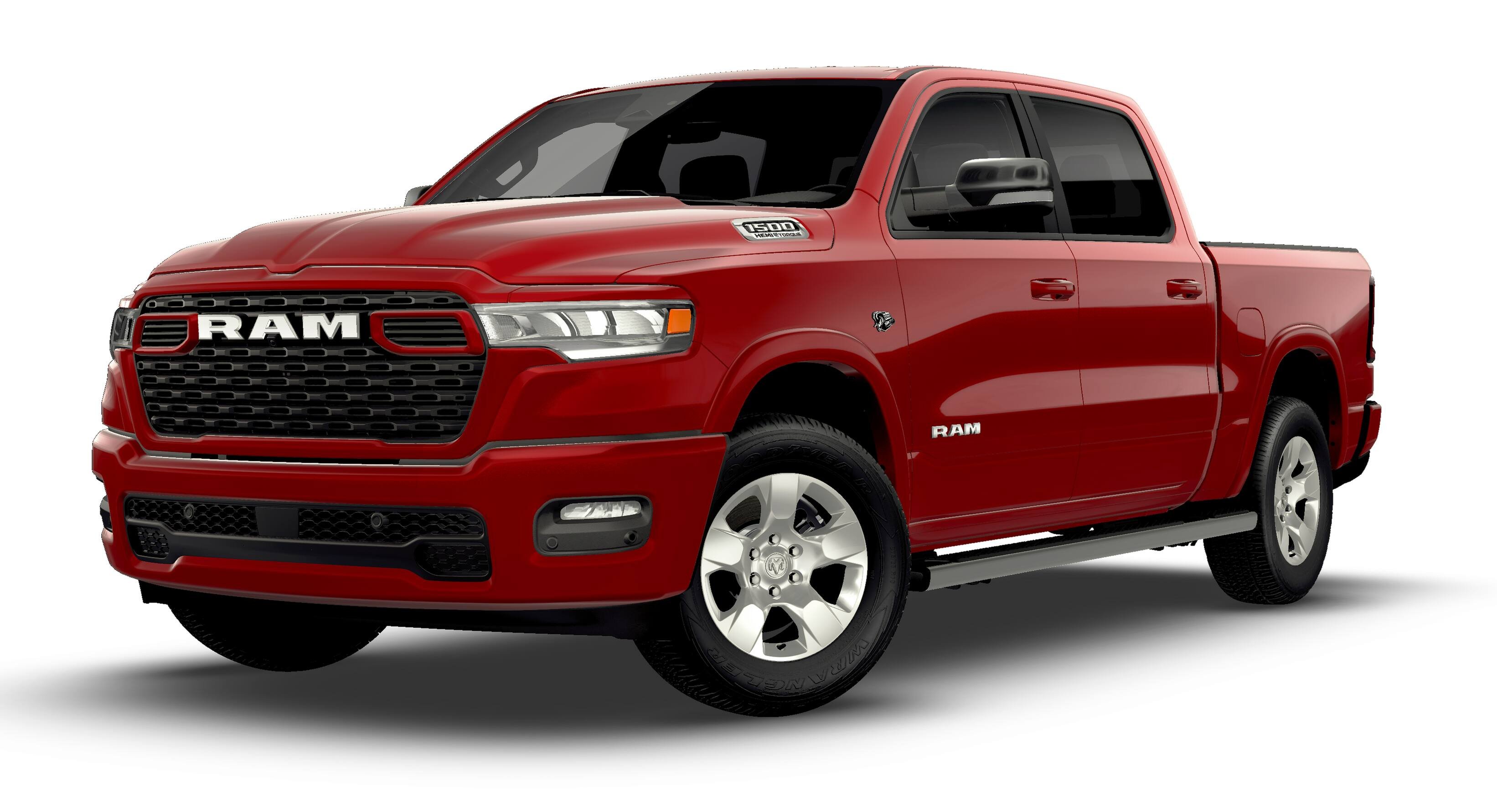 New 2026 Molten Red Pearl-Coat Exterior Paint RAM Big Horn/Lone Star image 13
