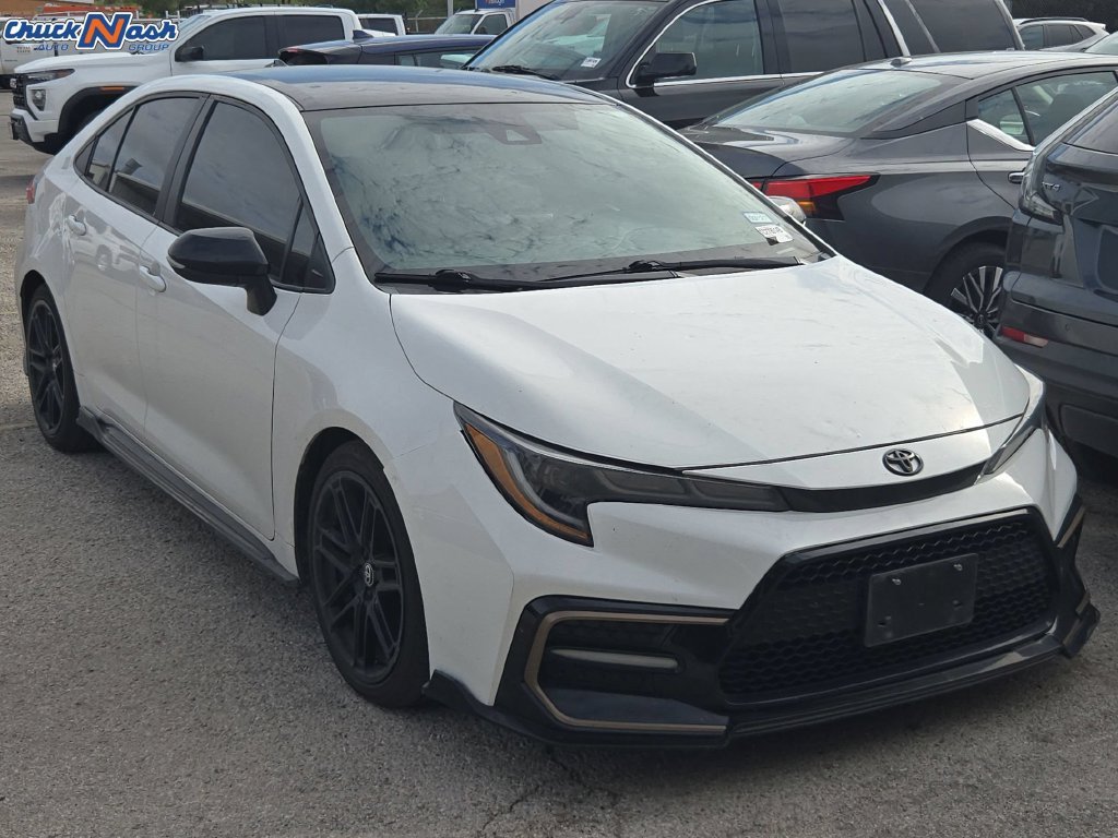Used 2021 White Toyota SE Apex Edition image 1