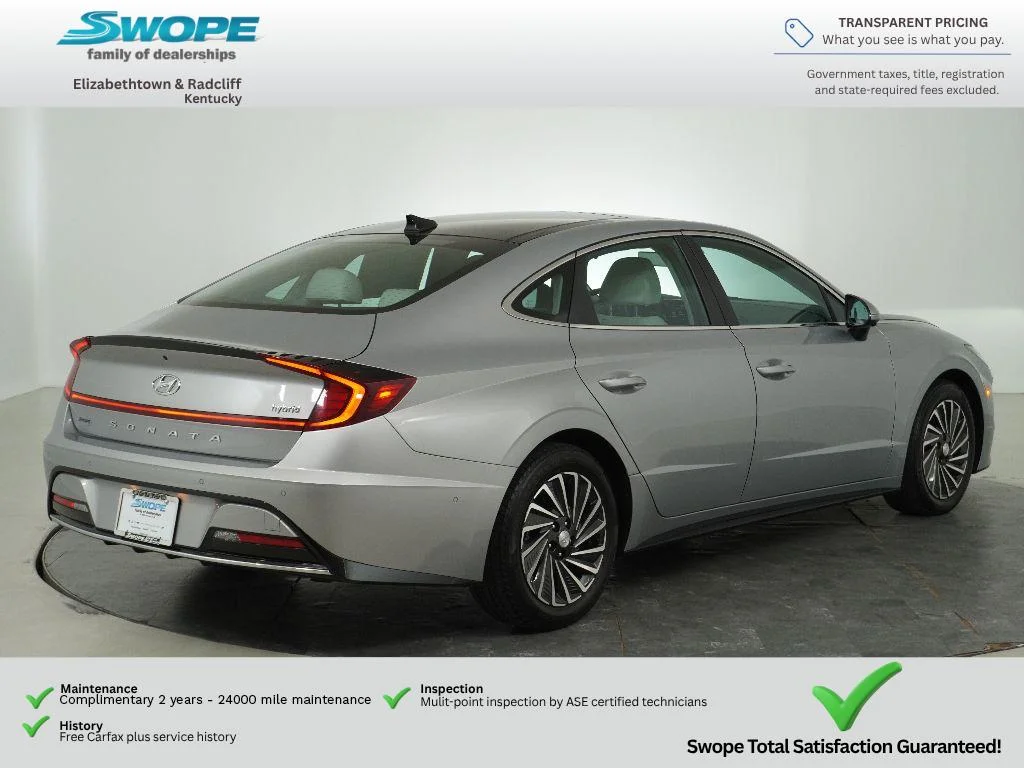 Certified Used 2023 Curated Silver Hyundai Limited image 3