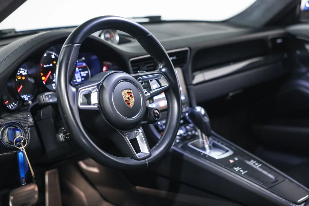 Used 2018 Blue Porsche Turbo S image 29