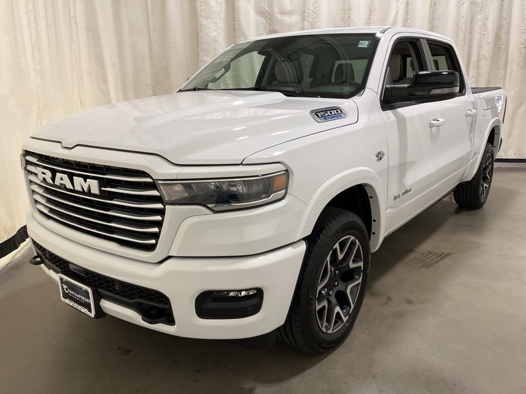 New 2026 Bright White Clear-Coat Exterior Paint RAM Laramie image 21